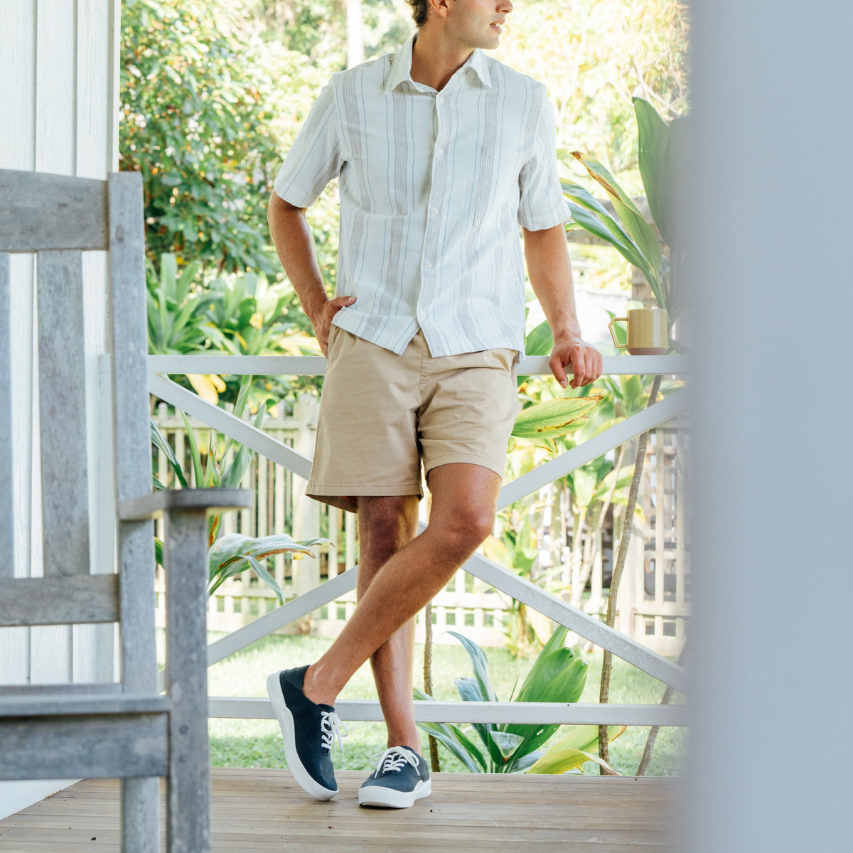 OluKai | Tradewind Men’s Breathable Sneakers - Mood Indigo