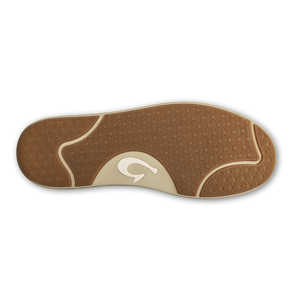 OluKai | Lae‘ahi Lauhala Men's Leather Slip-On Sneakers - Fox
