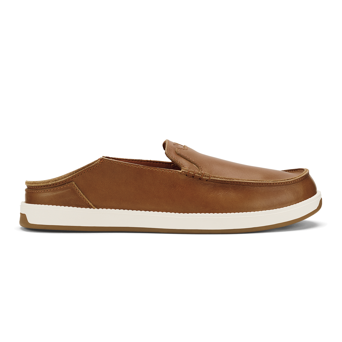 OluKai | Kākaha Nia Men‘s Leather Slip-On Shoes - Fox