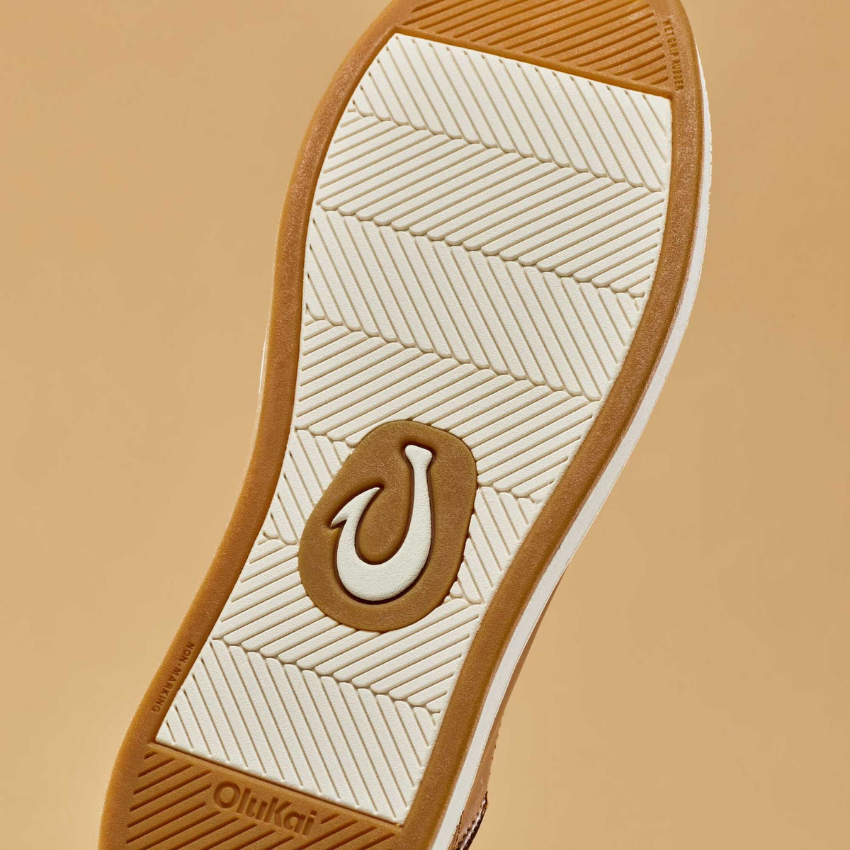 OluKai | Kākaha Nia Men‘s Leather Slip-On Shoes - Fox