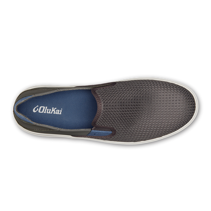 OluKai | Lae‘ahi Men's Slip-On Sneakers - Pavement