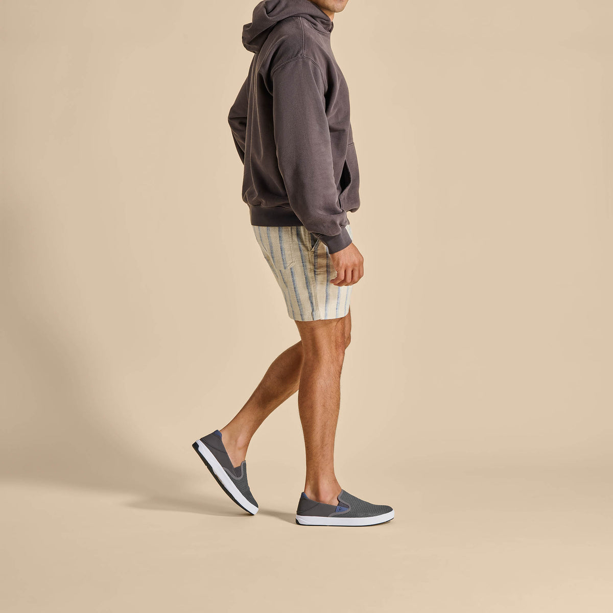 OluKai | Lae‘ahi Men's Slip-On Sneakers - Pavement
