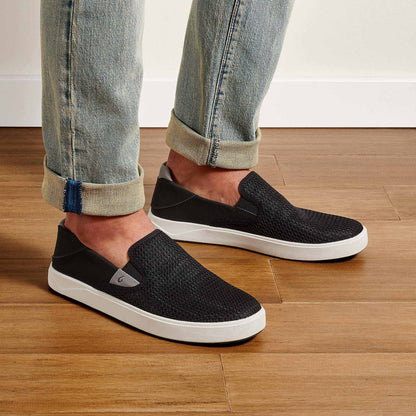 OluKai | OluKai Lae‘ahi - Black | Men's Slip-on Sneakers