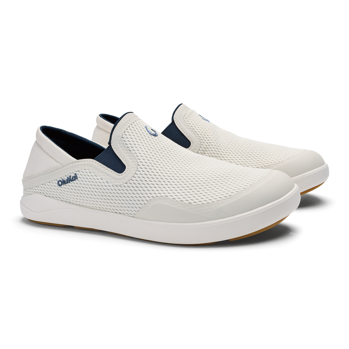 OluKai | Moku Slip-on - White Sand / Trench Blue