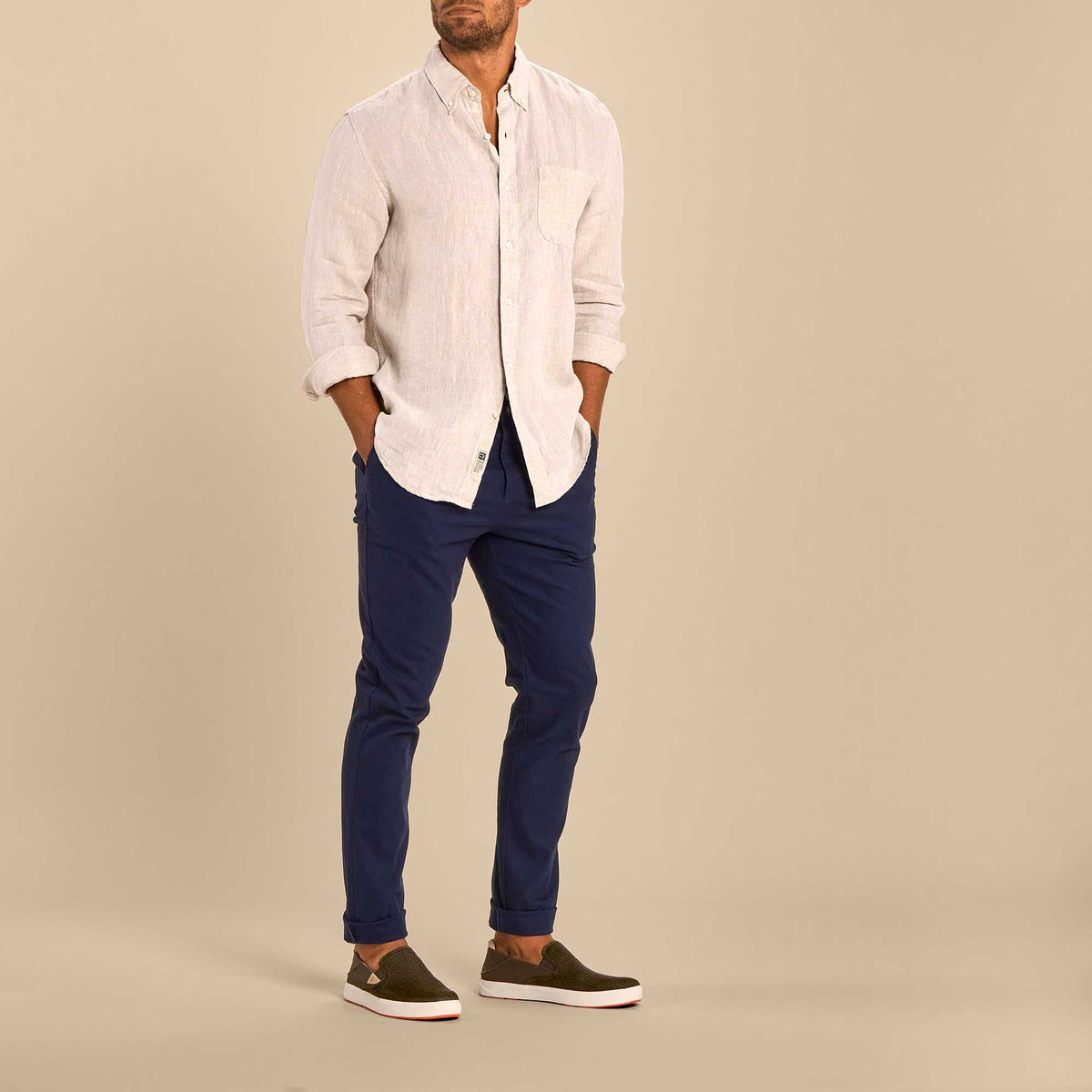 OluKai | Lae‘ahi Men's Slip-On Sneakers - Kona