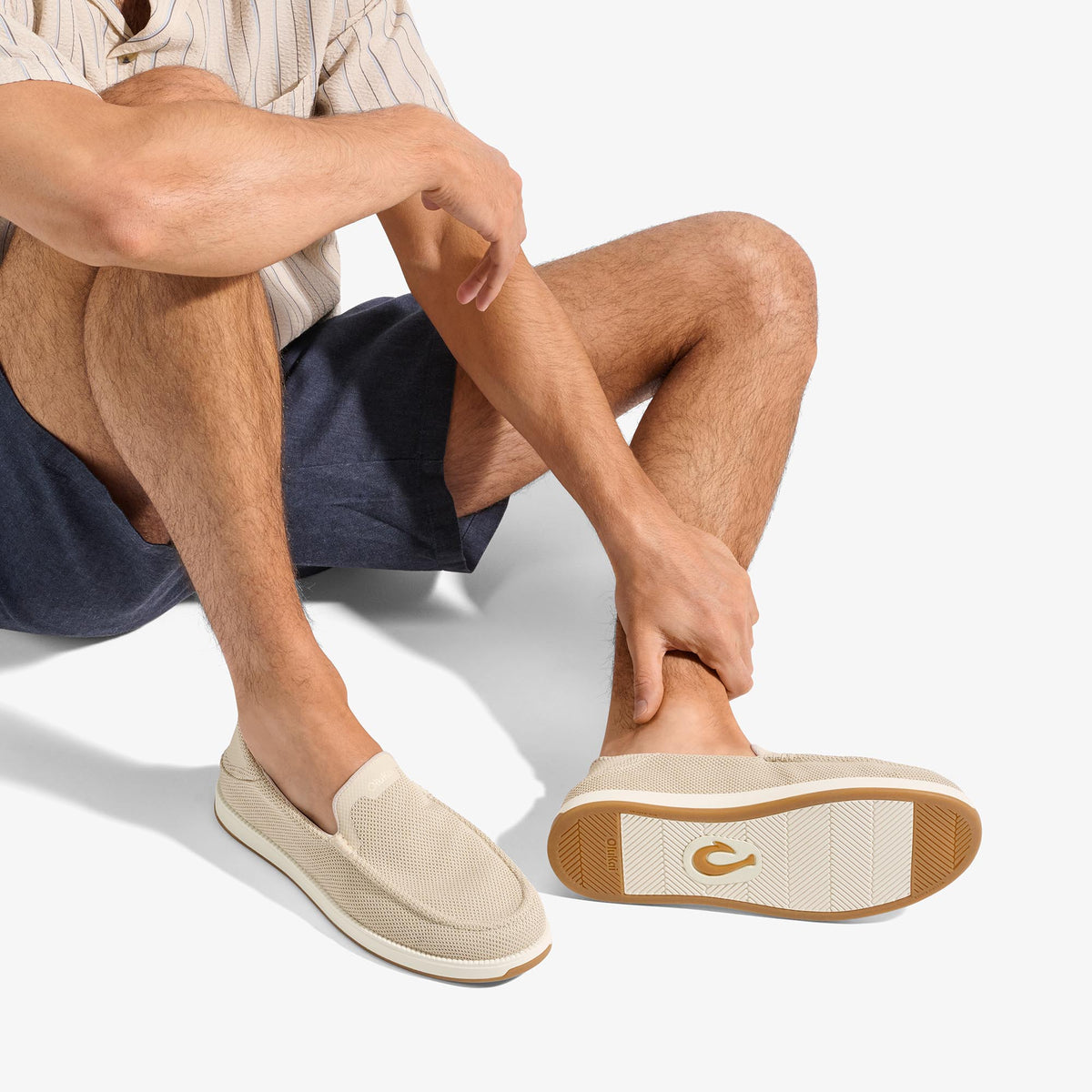 OluKai | Kākaha Mesh Men‘s Slip-On Shoes - Tapa