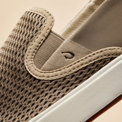 OluKai | Lae‘ahi Men's Slip-On Sneakers - Clay
