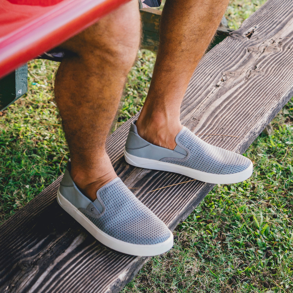OluKai | Lae‘ahi Men's Slip-On Sneakers - Poi