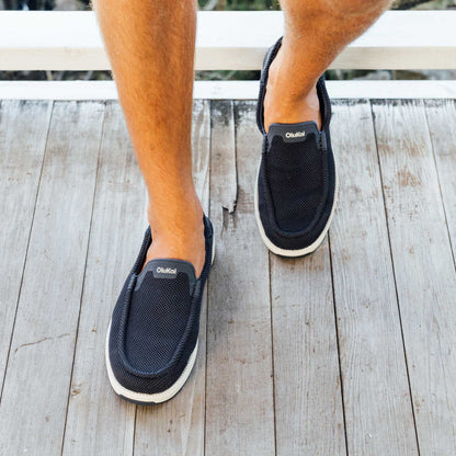 OluKai | Kākaha Mesh Men‘s Slip-On Shoes - Navy