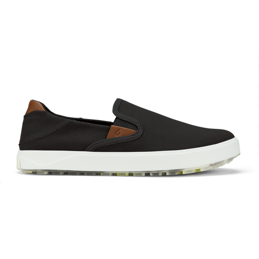 OluKai | Wai‘alae Slip On Men’s Golf Shoes - Lava Rock