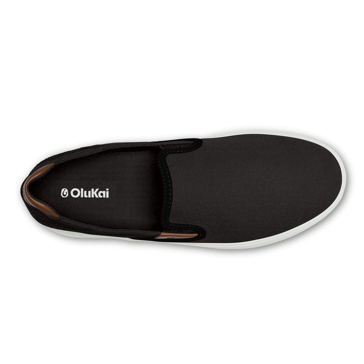 OluKai | Wai‘alae Slip On Men’s Golf Shoes - Lava Rock