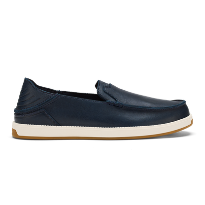 OluKai | Kākaha Nia Men‘s Suede Slip-On Shoes - Mood Indigo