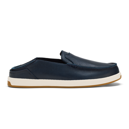 OluKai | Kākaha Nia Men‘s Suede Slip-On Shoes - Mood Indigo
