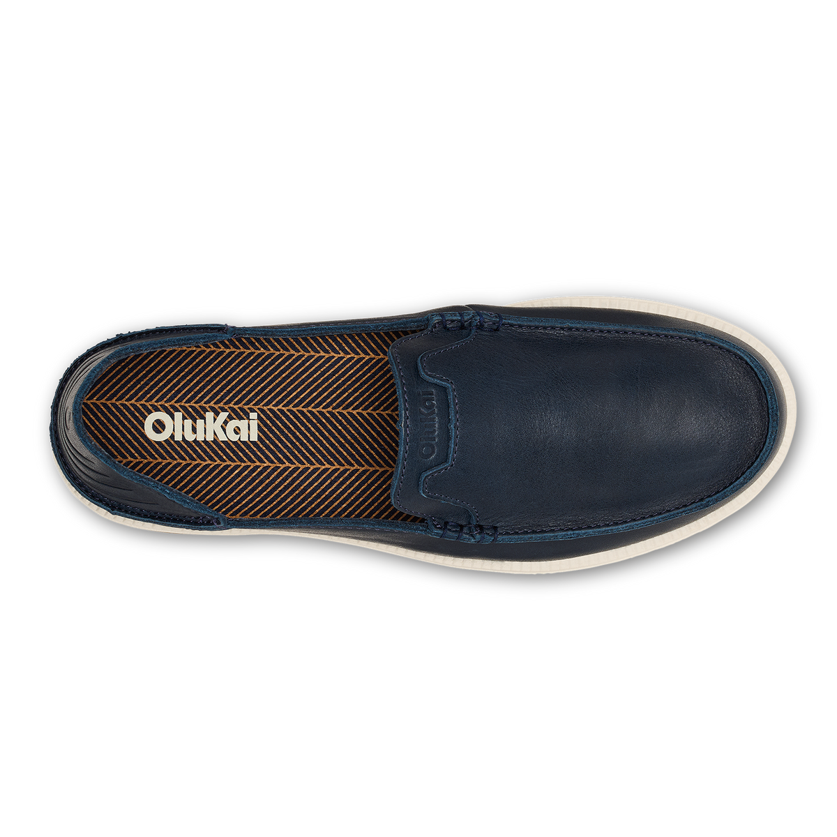 OluKai | Kākaha Nia Men‘s Suede Slip-On Shoes - Mood Indigo