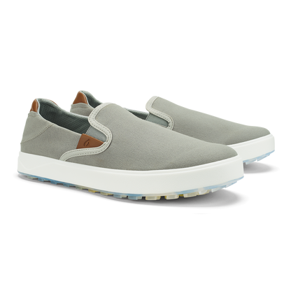 OluKai | Wai‘alae Slip On Men’s Golf Shoes - Ash