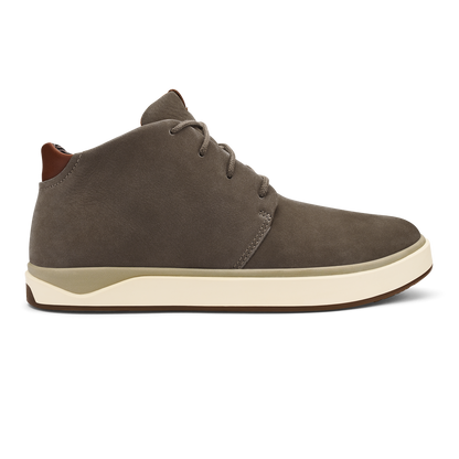 OluKai | Papakū 'Ili Men’s Waterproof Leather Boots- Mustang