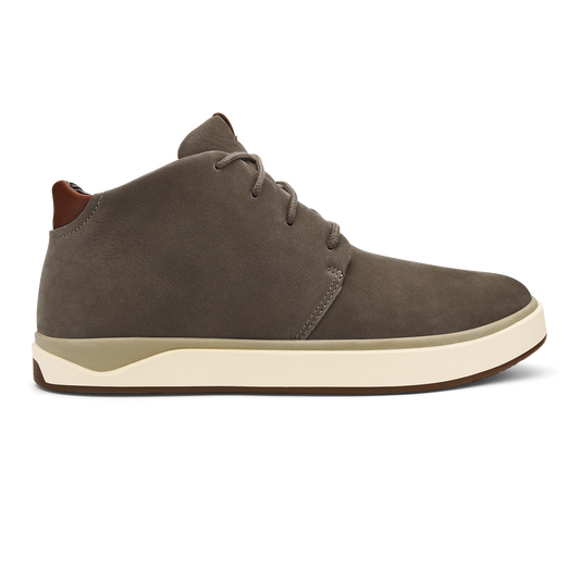 OluKai | Papakū 'Ili Men’s Waterproof Leather Boots- Mustang