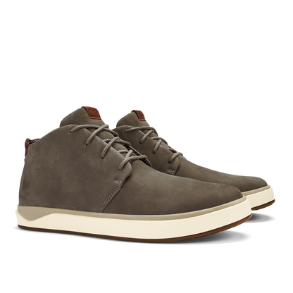 OluKai | Papakū 'Ili Men’s Waterproof Leather Boots- Mustang