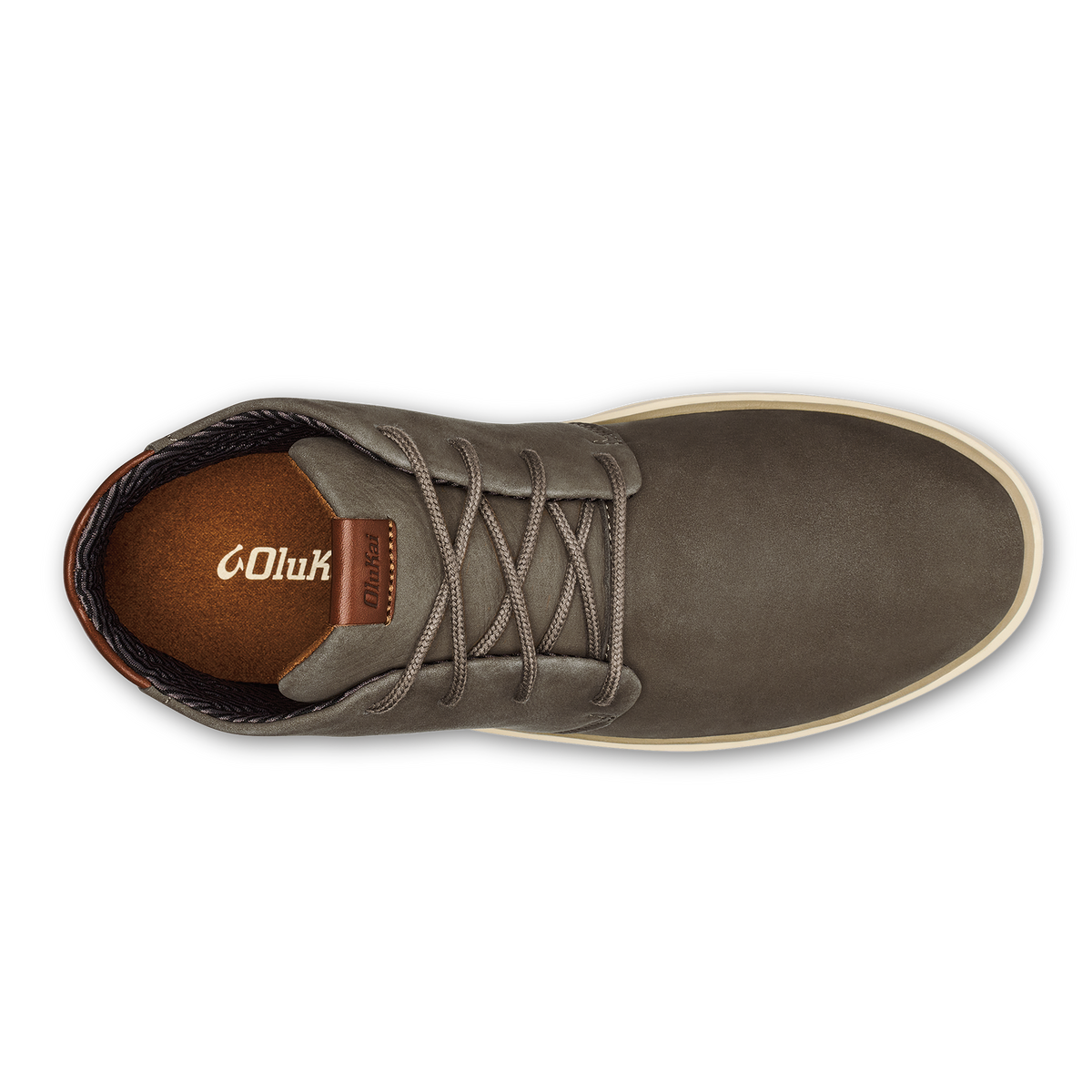 OluKai | Papakū 'Ili Men’s Waterproof Leather Boots- Mustang