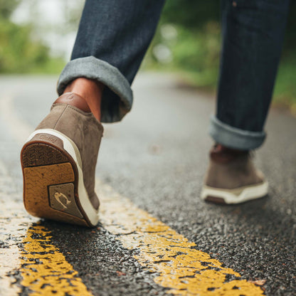 OluKai | Papakū 'Ili Men’s Waterproof Leather Boots- Mustang