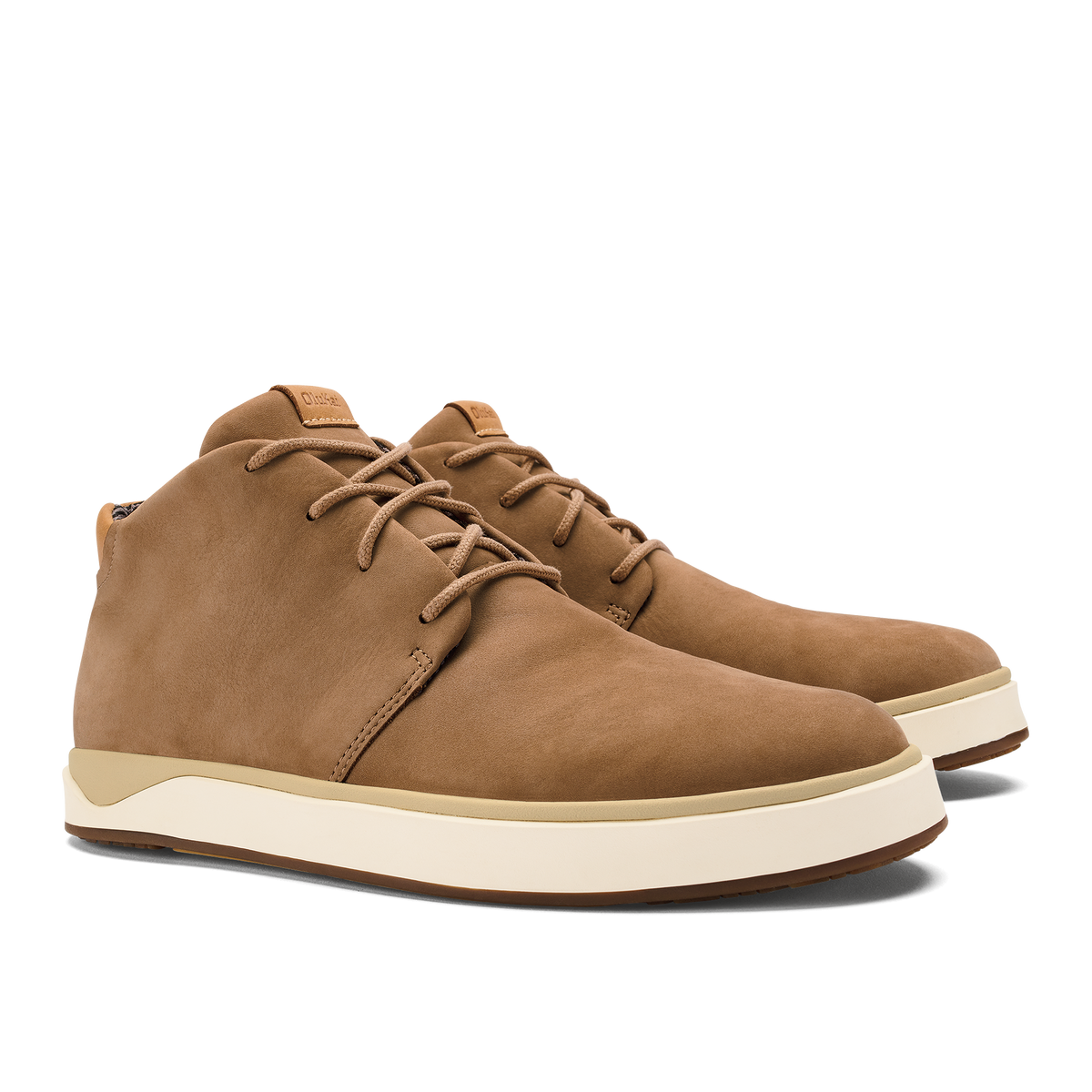 OluKai | Papakū 'Ili Men’s Waterproof Leather Boots- Tan
