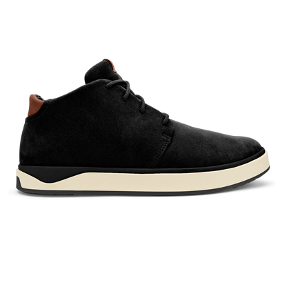 OluKai | Papakū 'Ili Men’s Waterproof Leather Boots- Black