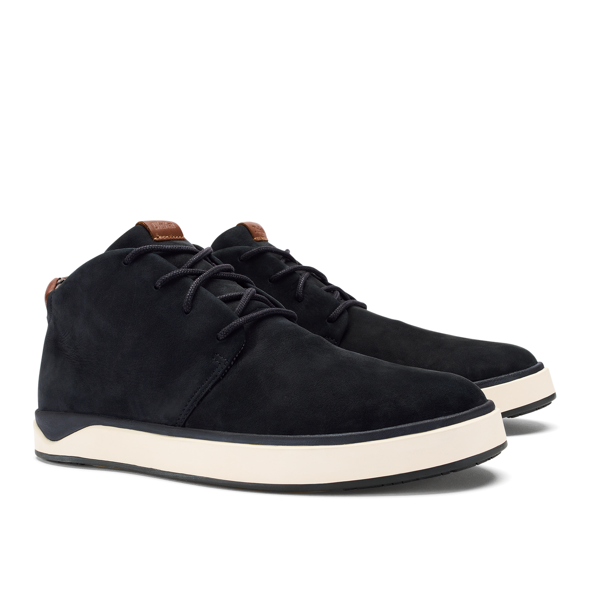 OluKai | Papakū 'Ili Men’s Waterproof Leather Boots- Black