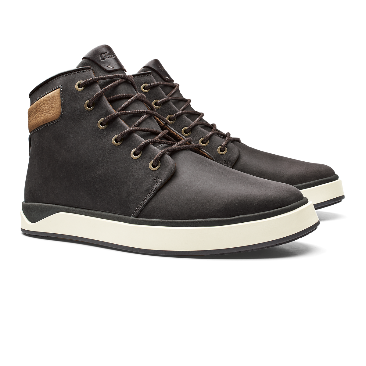 OluKai | Kekaha Men’s Chukka Boots - Pavement / Off White