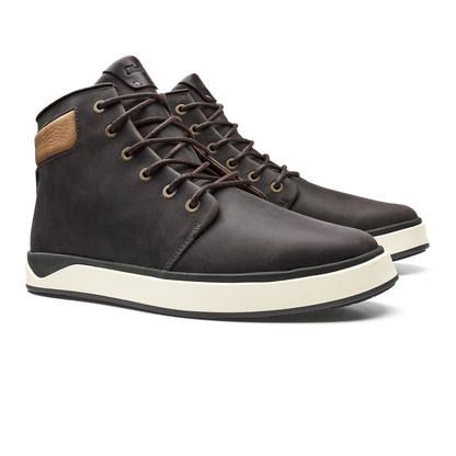 OluKai | Kekaha Men’s Chukka Boots - Pavement / Off White