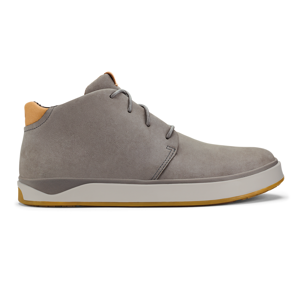 OluKai | Papakū 'Ili Men’s Waterproof Leather Boots- Graphite