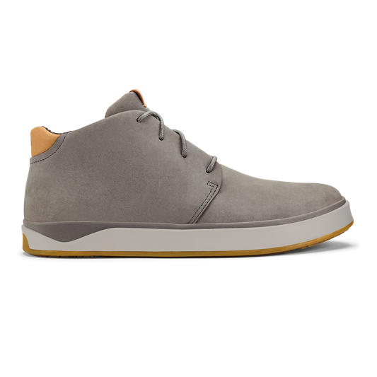 OluKai | Papakū 'Ili Men’s Waterproof Leather Boots- Graphite