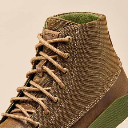 OluKai | Mōlina Men’s Waterproof Leather Boots - Mustang Hanu