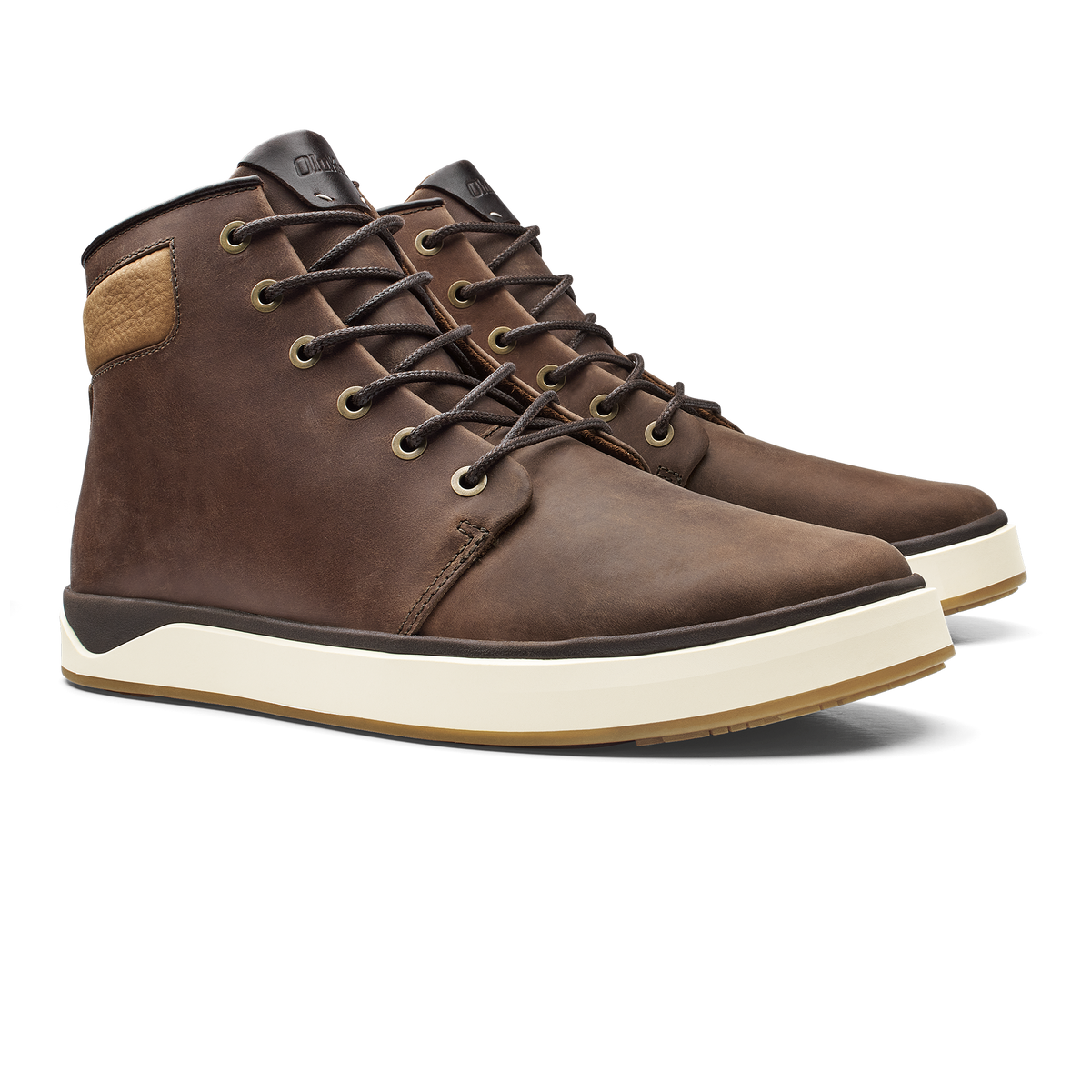 OluKai | Kekaha Men’s Chukka Boots - Toffee / Off White