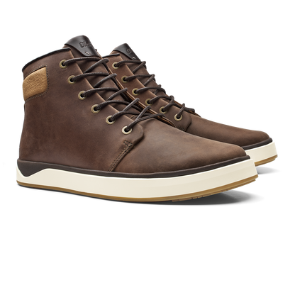 OluKai | Kekaha Men’s Chukka Boots - Toffee / Off White