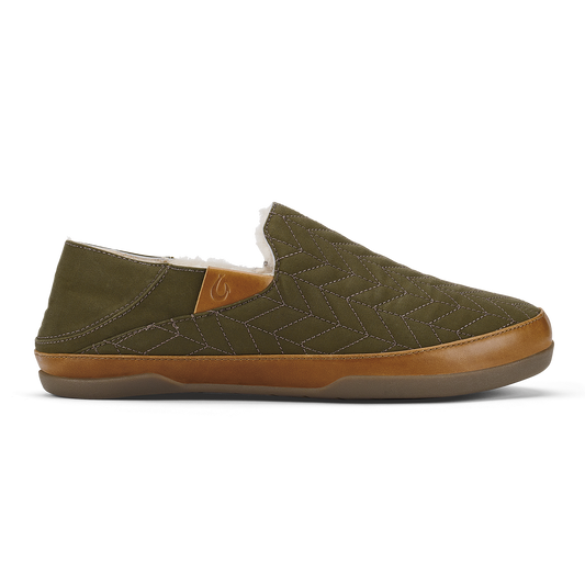 OluKai | Hanohano Men’s Waxed Canvas Slippers - Husk