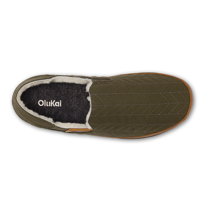 OluKai | Hanohano Men’s Waxed Canvas Slippers - Husk
