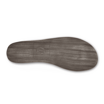 OluKai | Moloā Men's Nubuck Leather Slippers - Dark Wood