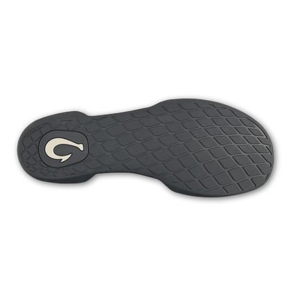 OluKai | Hanohano Men’s Waxed Canvas Slippers - Dark Shadow