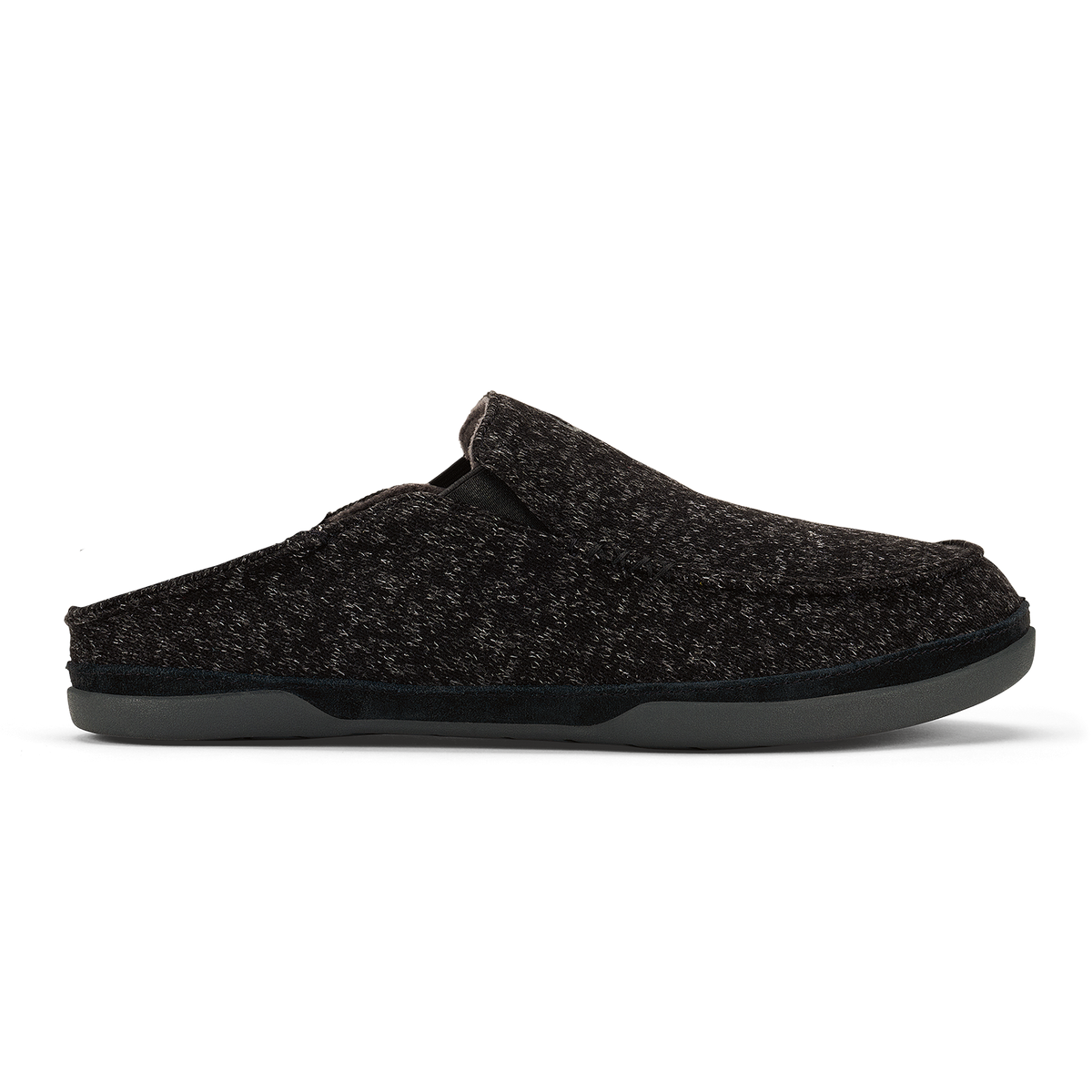 OluKai | Moloā Hulu Men’s Wool Slippers - Black