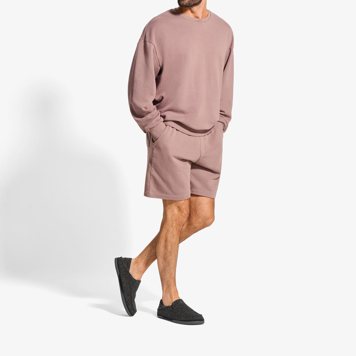 OluKai | Moloā Hulu Men’s Wool Slippers - Black