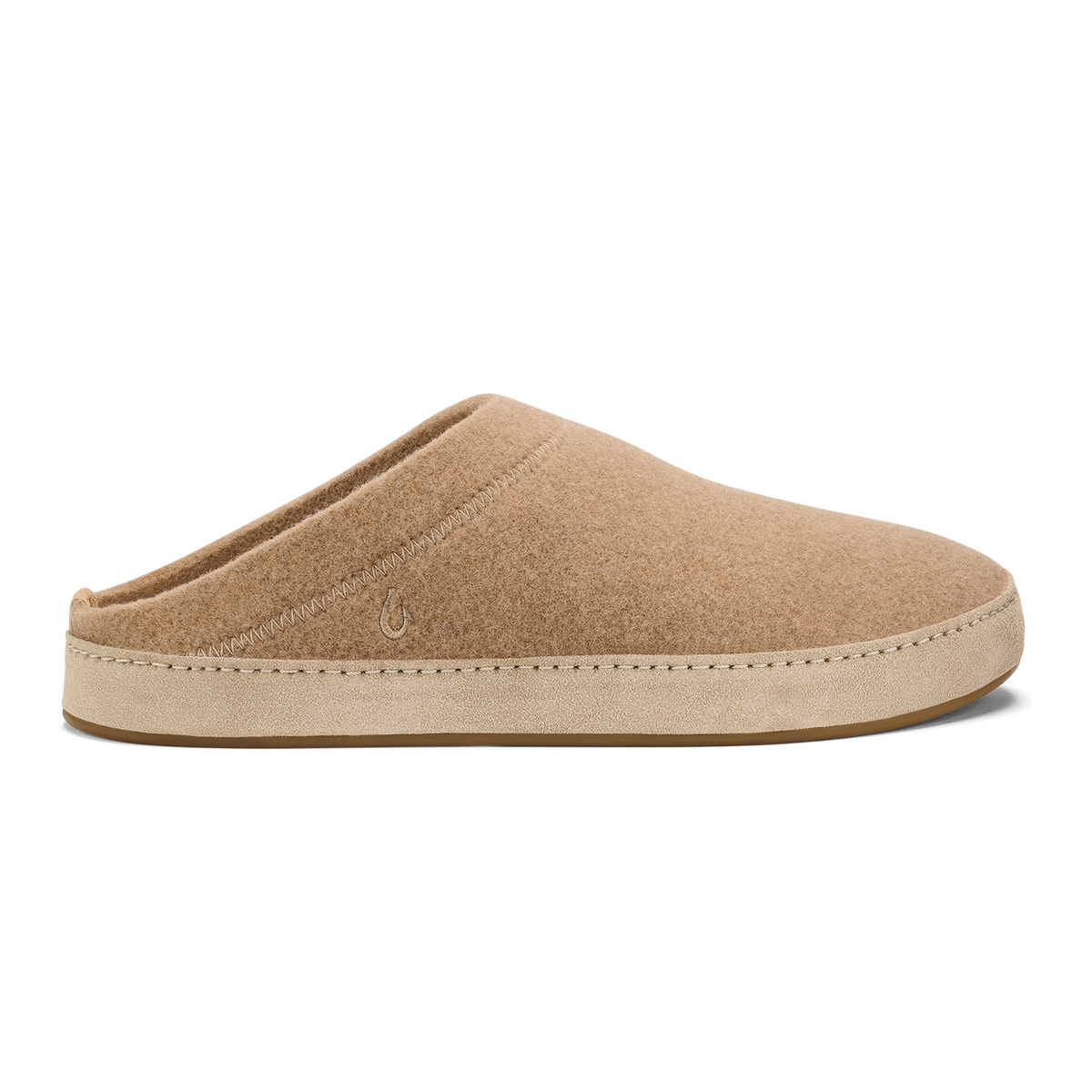 OluKai | Hāmani Hulu Men’s Wool Mule Slippers - Oatmeal