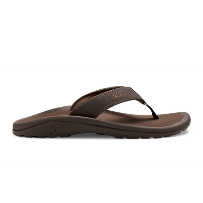 OluKai | ‘Ohana Men's Beach Sandals - Dark Java / Ray