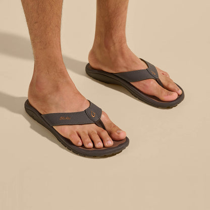 OluKai | ‘Ohana Men's Beach Sandals - Dark Java / Ray
