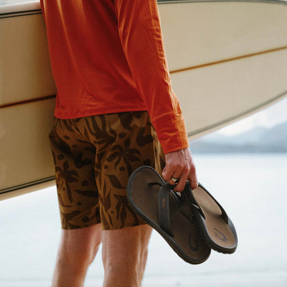 OluKai | ‘Ohana Men's Beach Sandals - Dark Java / Ray