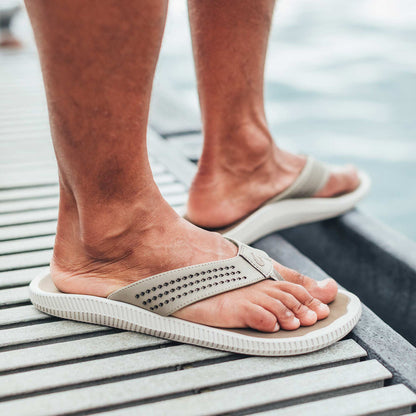 OluKai | Ulele Men's Water-Ready Beach Sandals - Clay / Mustang