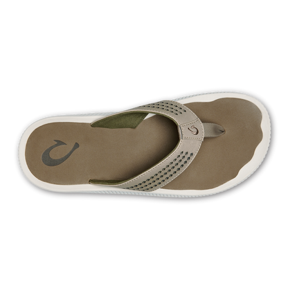 OluKai | Ulele Men's Water-Ready Beach Sandals - Clay / Mustang