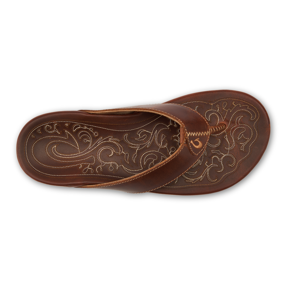 OluKai | Mekila Men's Full-Grain Leather Beach Sandals - Natural