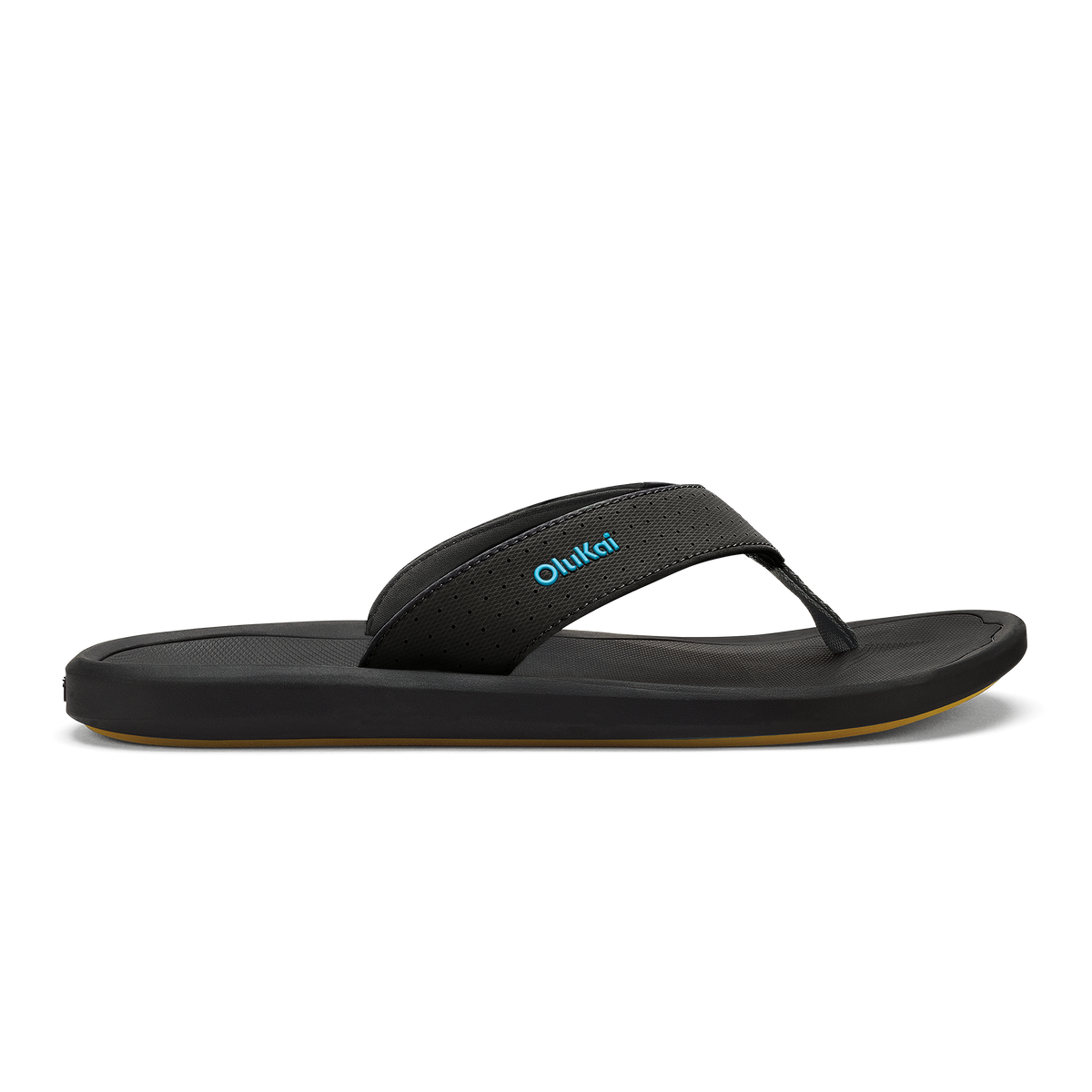 OluKai | Ki‘i Men’s Water Ready Beach Sandals - Lava Rock / Bold Blue