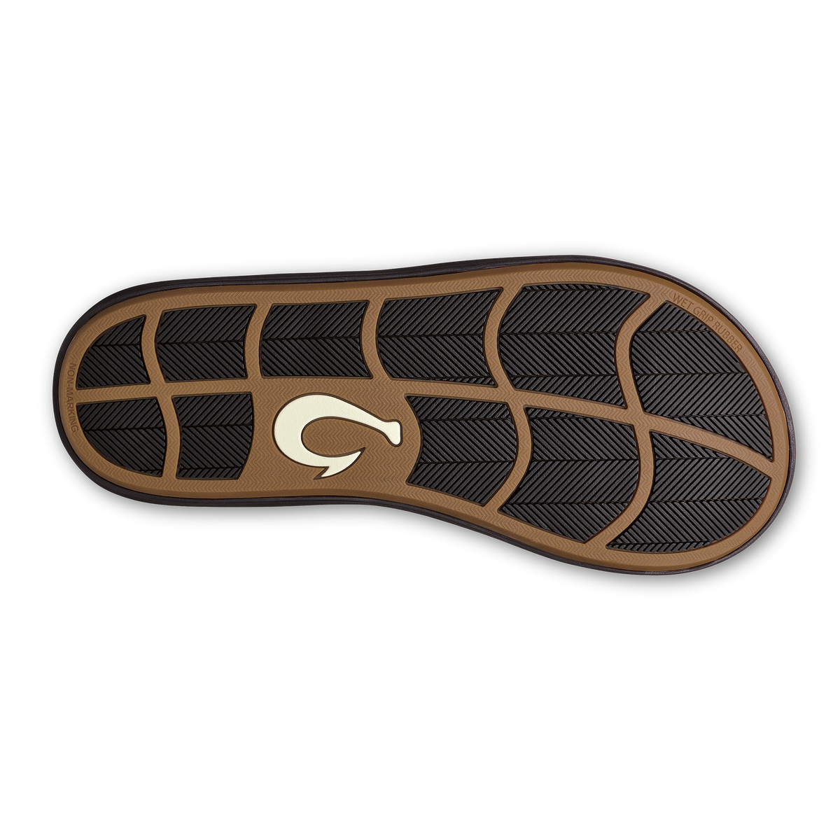 OluKai | Ki‘i Men’s Water Ready Beach Sandals - Lava Rock / Bold Blue