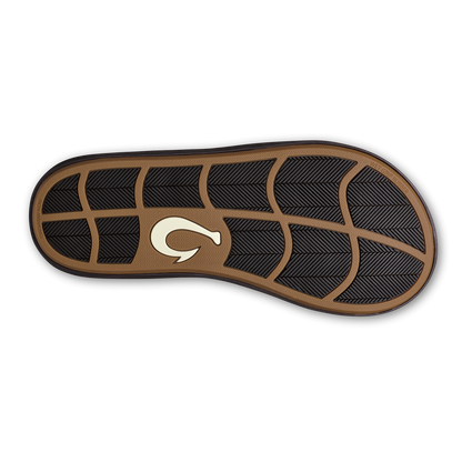 OluKai | Ki‘i Men’s Water Ready Beach Sandals - Lava Rock / Bold Blue